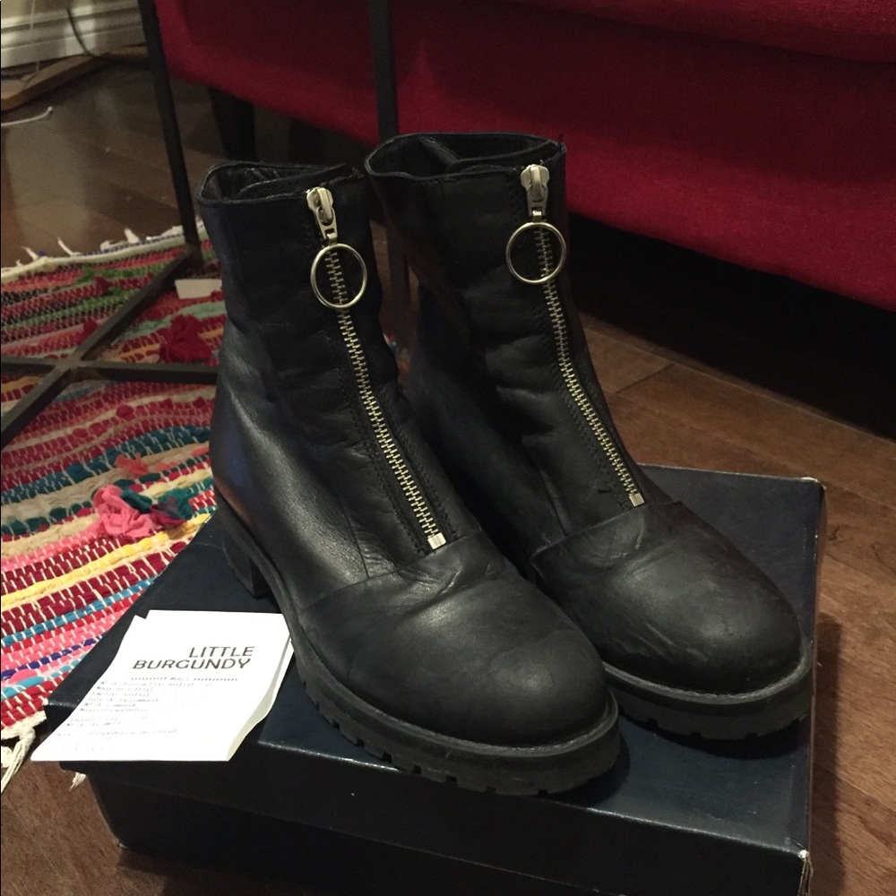 90s Little Burgundy Boots